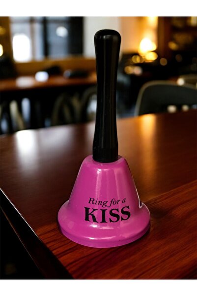 TARİH İTHALAT RING FOR A KISS YAZILI EL ÇANI ZİLİ