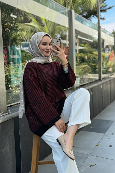 My City 51172- Stylish Comfortable Glittery Women's Knitwear Long Sweater