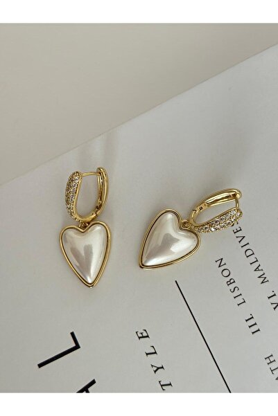 marsel aksesuar Special Series Xuping Stone Heart Dangle Earrings