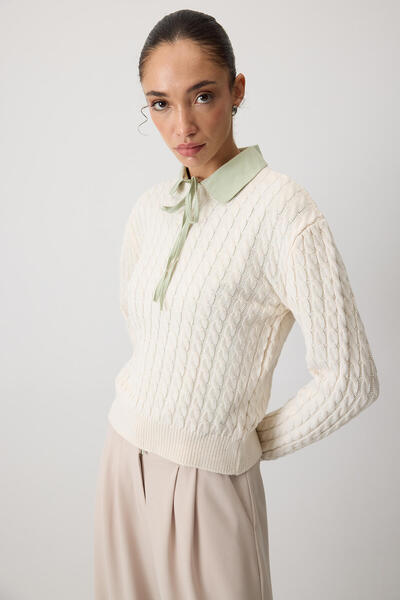 Touché Privé Hair Braid Knitted Sweater