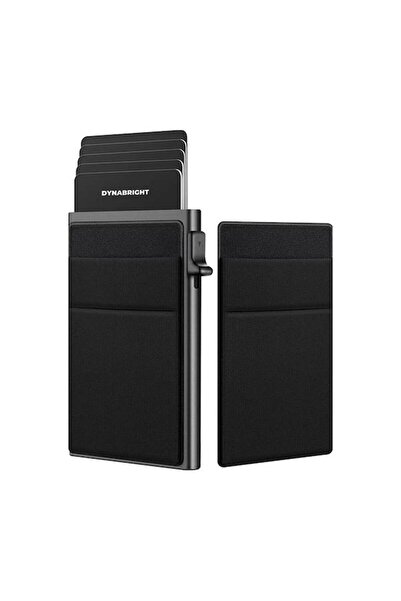 valkyrie Premium Slim Metal Automatic Card Holder – Rfid Protected, Mechanism Operated, 10+ Card Capacity Gray