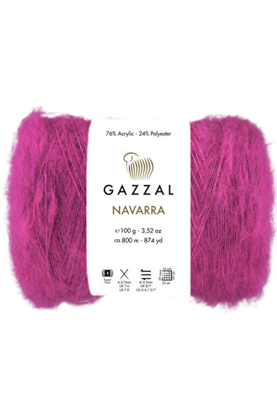 Gazzal Navarra 3’lü Avantajlı Paket – %76 Akrilik %24 Polyester Örgü İpi– 100...