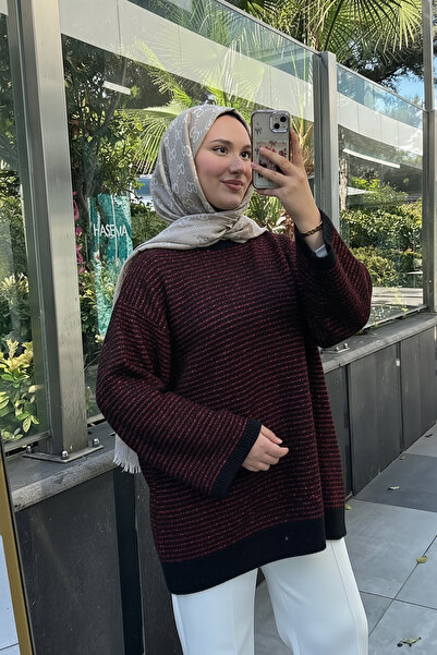 My City 51172- Stylish Comfortable Glittery Women's Knitwear Long Sweater