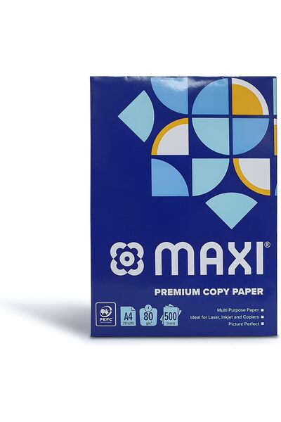 MAXİ ورق تصوير A4 80 جرام لكل متر مربع - 500 ورقة