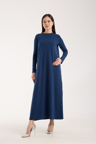KLC Fashion فستان من قماش جيرسيه 100% قطن قماش قابل للتمدد ملابس داخلية فستان...