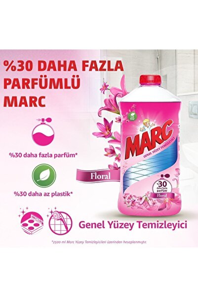 Marc Yüzey Temizleyici Floral ve Lavanta 2x2500 ml