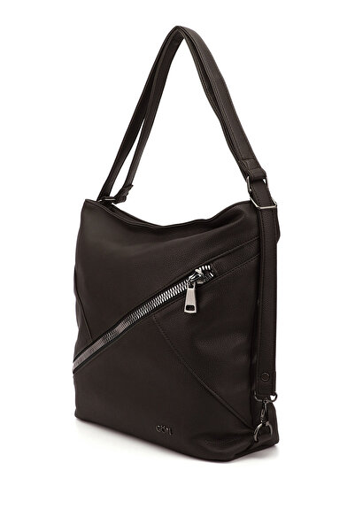 GÖNDERİ(R) Women's Brown Long Strap Shoulder and Backpack