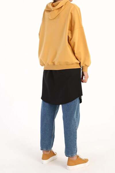 ALLDAY Black Innerwear Cotton Shirt Skirt