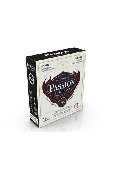 Passion Prezervative - BIG MAX, 3 buc