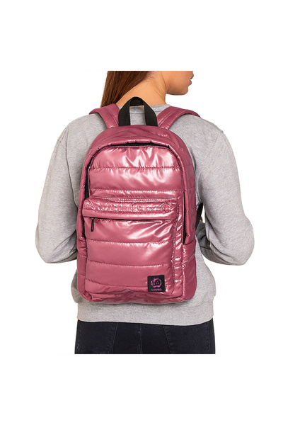 Biggdesign Moods Up Calm Quilted Backpack Silver