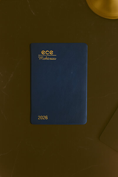 Ece Ajandası 5d Galata 2026 8,5x13 Günlük Ajanda Çizgili Lacivert