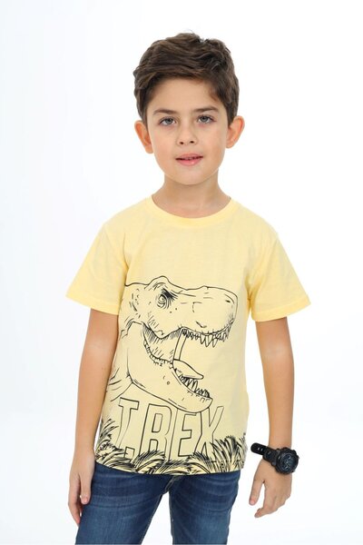 Toontoy Tricou cu mânecă scurtă cu imprimeu pentru băiat