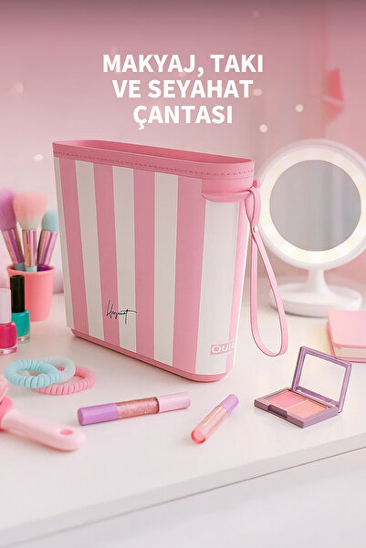 Nandy Home Ladie's Secret Patterned Makeup, Travel Bag - Organizer for Inside the Suitcase