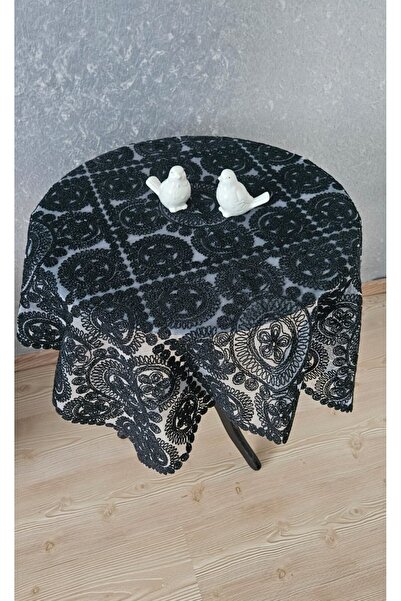 BRL ÇEYİZ HOME Fiskos Tablecloth Dowry Cover Tulle Guipure