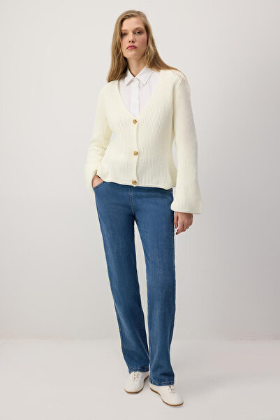 Touché Privé Denim Pants with Elastic Waist