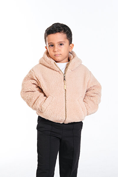 Classio Kids Boy's Plush Zippered Lined Coat