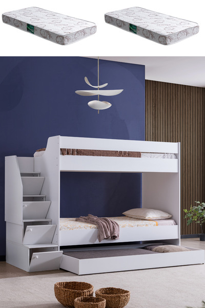 Setay Ranza, Martin Yavrulu Ranza - Beyaz 2 Adet Comfort Yatak