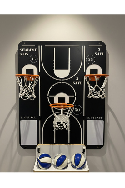 Lapin Deney Atölyesi Mini Basketbol Duvar Oyunu - Zeka ve Strateji Geliştiren...