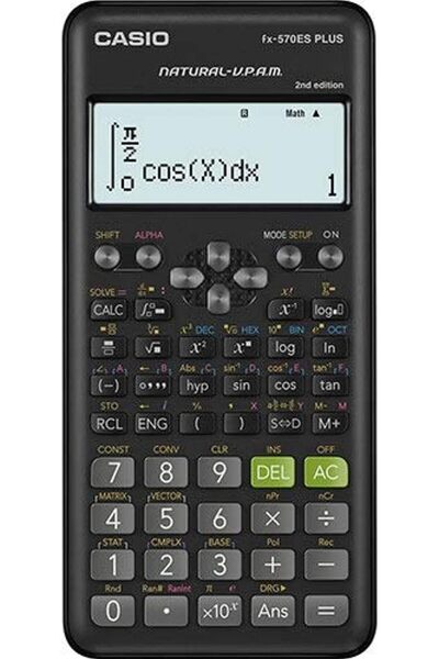 Casio Fx-570Es Plus 2. Version Scientific Function Calculator