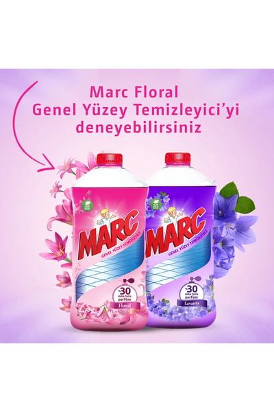 Marc Yüzey Temizleyici Floral ve Lavanta 2x2500 ml