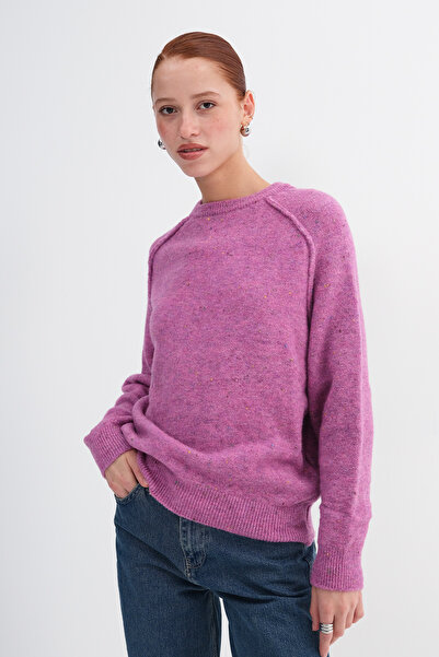 Addax Crew Neck Nopeli Knitwear Sweater K3463