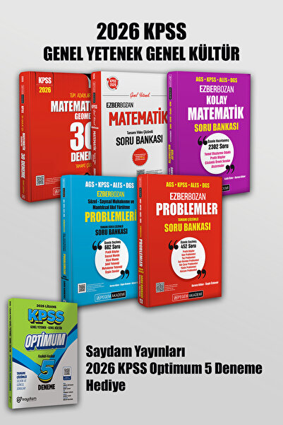 Pegem Akademi Yayıncılık 2026 KPSS Ezberbozan Matematik - Kolay Matematik - P...