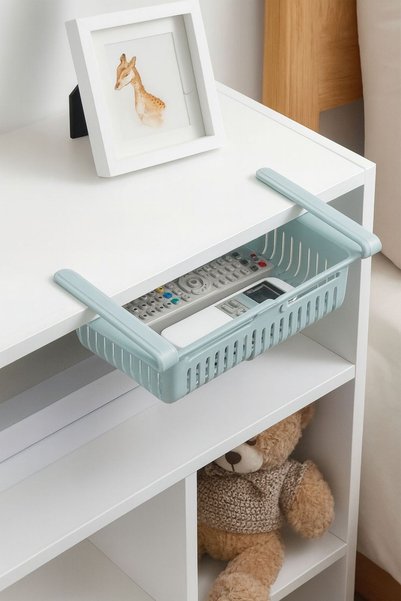 Lilya Home Beyaz 2 Lİ Buzdolabı Raf Düzenleyici Organizer Ayarlanabilir Çok Amaçlı Organizer Sepet