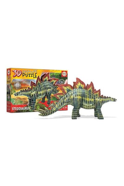 Generic 3D Puzzle Stegosaurus Creature 89 Pieces Puzzle. Assemble your own 3D...