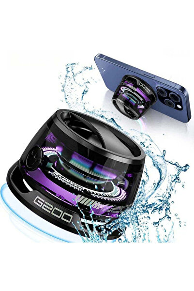 OEM Boxă portabilă Bluetooth G200 cu MagSafe și magnetică, LED RGB, sunet premium