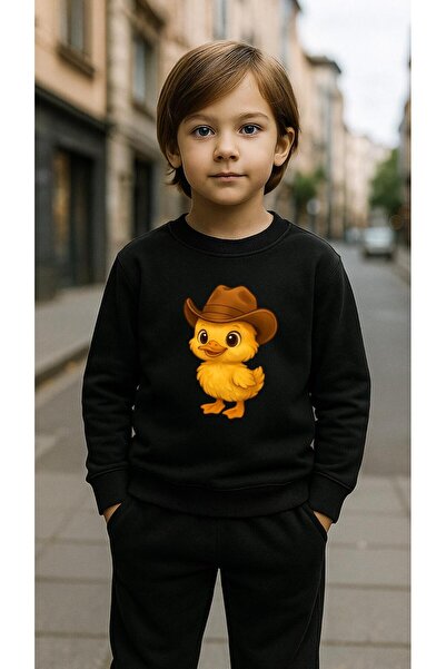 playwear Dječji set majica FOTER DUCK sa printom za devojčice i dečake, okrug...