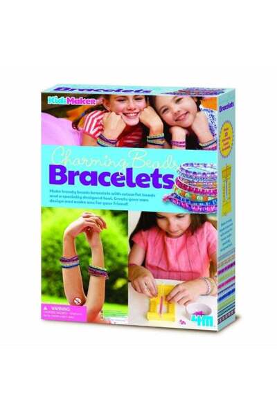 Generic KidzMaker Charming Beads Bracelets Craft Kit