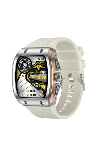 Jeebel Titan Smartwatch - 1.76-inch Touchscreen - Fitness Tracker - Beige