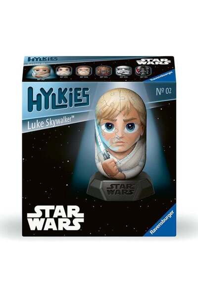 Generic Ravensburger Hylkies Star Wars Luke Skywalker 3D Puzzle â€“ 54 Pieces Plastic Capsule Model, 12.1 c