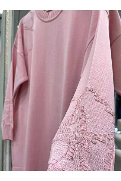 MRM MERAM BUTİK Dna Mercerized Floral Tunic - Pink - 2