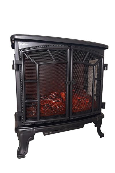 GVC PRO Decor wardrobe-style heater with remote - Black - GVCHT-215-1