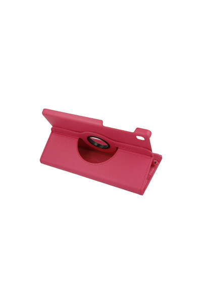 Twin Store حافظة جلدية لجهاز جالاكسي تي220 تاب إيه7 لايت 8.7 بوصة - وردي