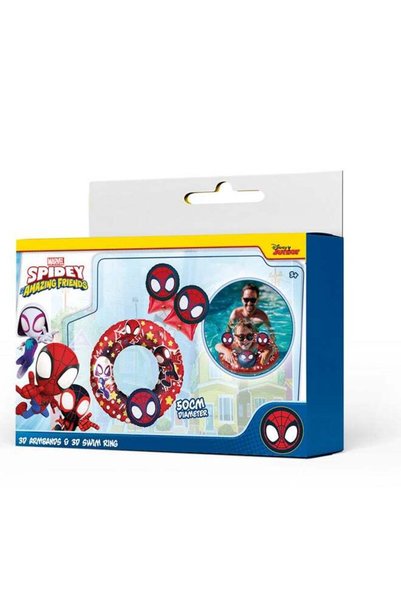Generic Eolo, BUNDLE MARVEL 3D ARM BAND AND SWIM RING - SPIDEY - PACKED IN CO...