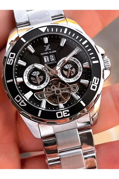 Daniel Klein Automatic Men's Wristwatch 30 Meters Water Resistant Steel Band + Bracelet Gift Vs.B