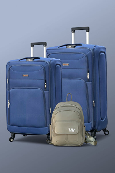 ZAAPPY Soft Material 20 Inch(7-10kg) & 24 Inch(20-25kg) Luggage - Stylish Backpack Combo