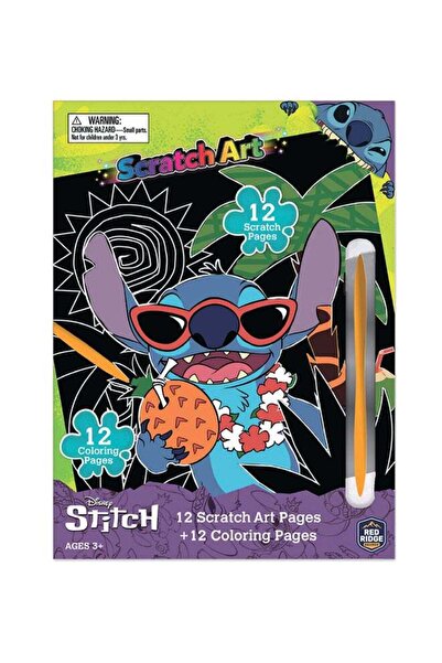 Generic Disney Stitch Scratch Art | 12 Scratch Pages & 12 Coloring Pages | Pi...