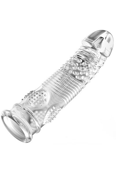Obsessia Set 2 mansoane pentru penis, reutilizabile, cu efect de marire si striatii, silicon premium, 100 g