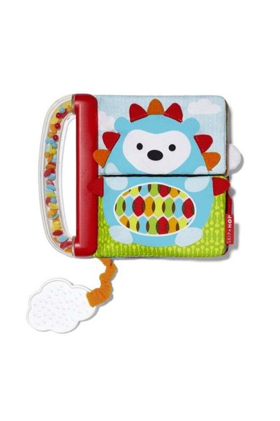 Generic Explore & More Mix & Match Fabric Book - Teething Ring & Rattle Handl...