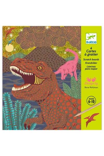 Generic Dinosaurs Reigned Scratch Cards