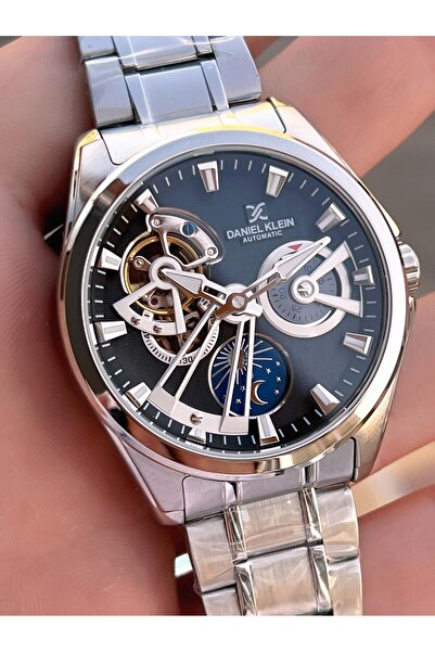 Daniel Klein Automatic Men's Wristwatch 30 Meters Water Resistant Steel Band + Bracelet Gift Vs.B