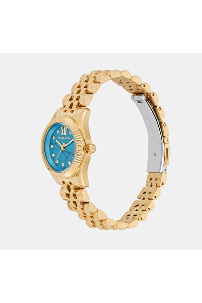 Michael Kors Michael Kors Lexington Women Quartz Blue Dial Analog Stainless Steel Watch MK4813
