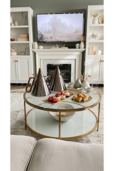 Generic 1 liter/700 ml tea and coffee thermos set with an elegant design