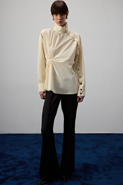 Touché Privé Asymmetric Poplin Shirt