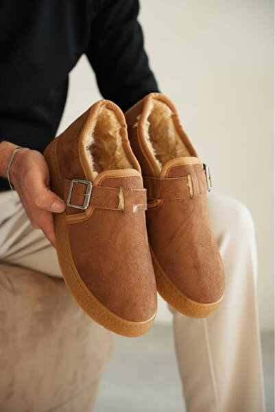 Butik Trend Biz Daily Fur High-Sole Men's Shoes