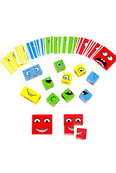 SENGSO Cub tip Rubik Emoji Puzzle, Jucarie Educativa