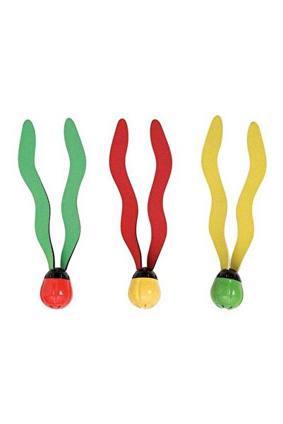 Generic 3-Piece Sea Grass Aquatic Dive Balls Pool Diving Toys Set 5x 5x 12cm